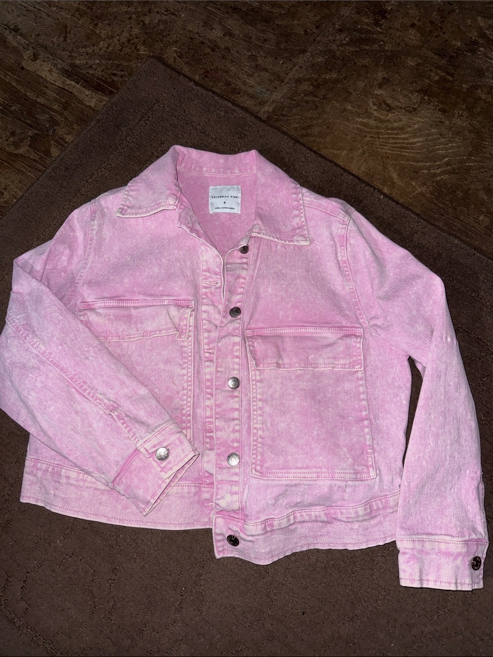 Kids Pink Denim Jacket - Brand Unspecified